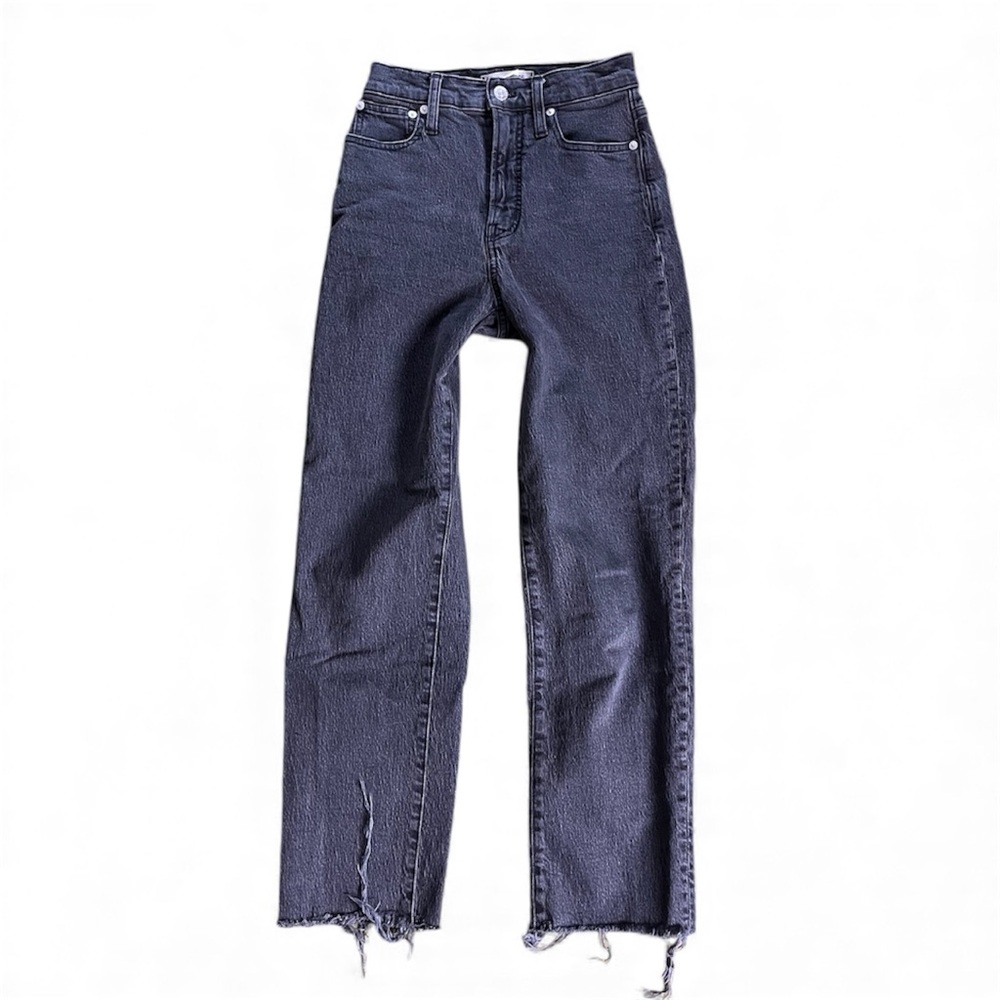 Madewell Vintage Straight Black Jeans